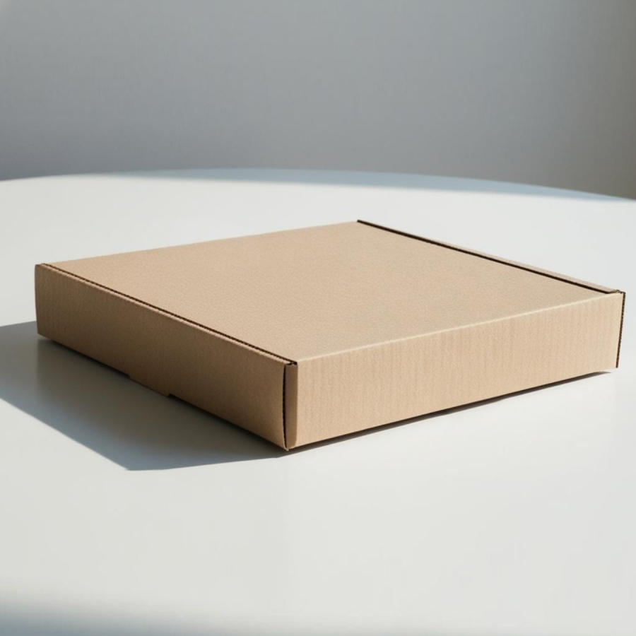 3lü kraft pizza kutusu (büyük boy), 33x33x5 cm - 1