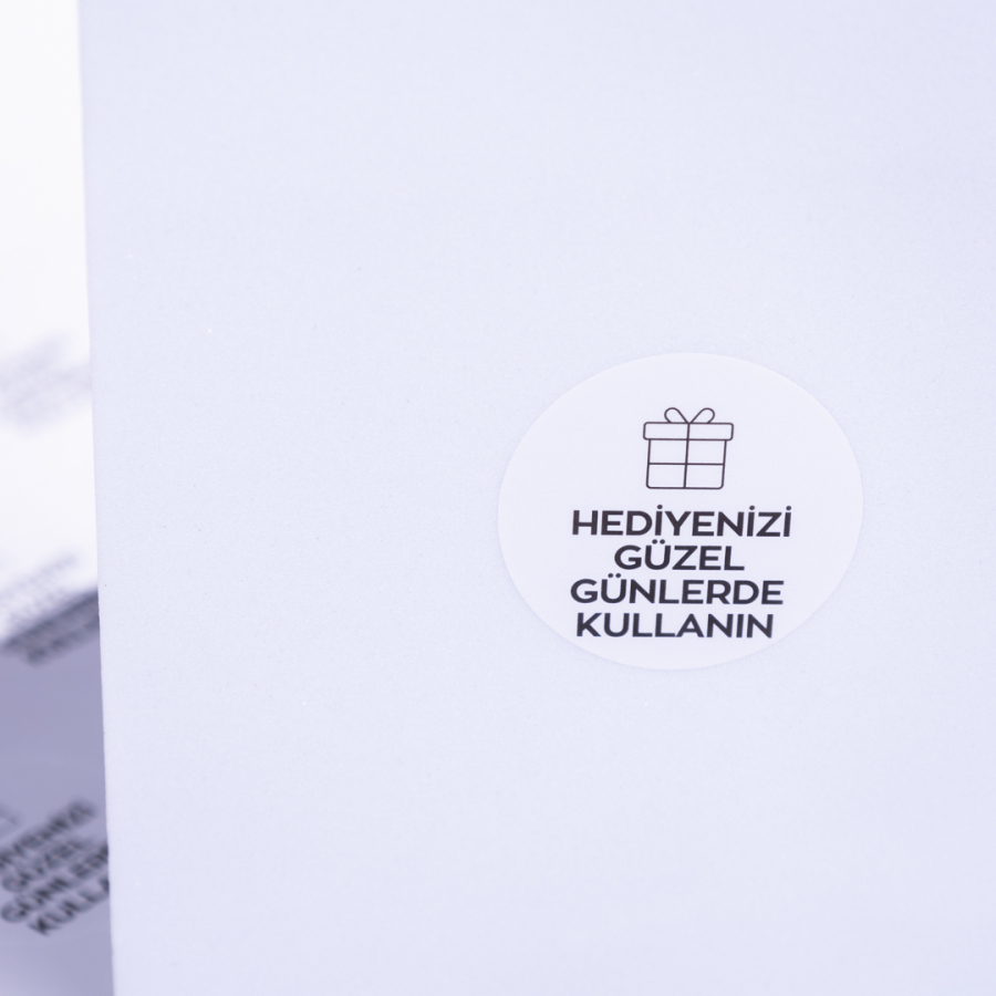 Hediyenizi güzel günlerde kullanın, yazılı sticker seti, 350 adet - 2