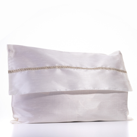 Ottoman silk 4-piece dowry set, Cream - 3