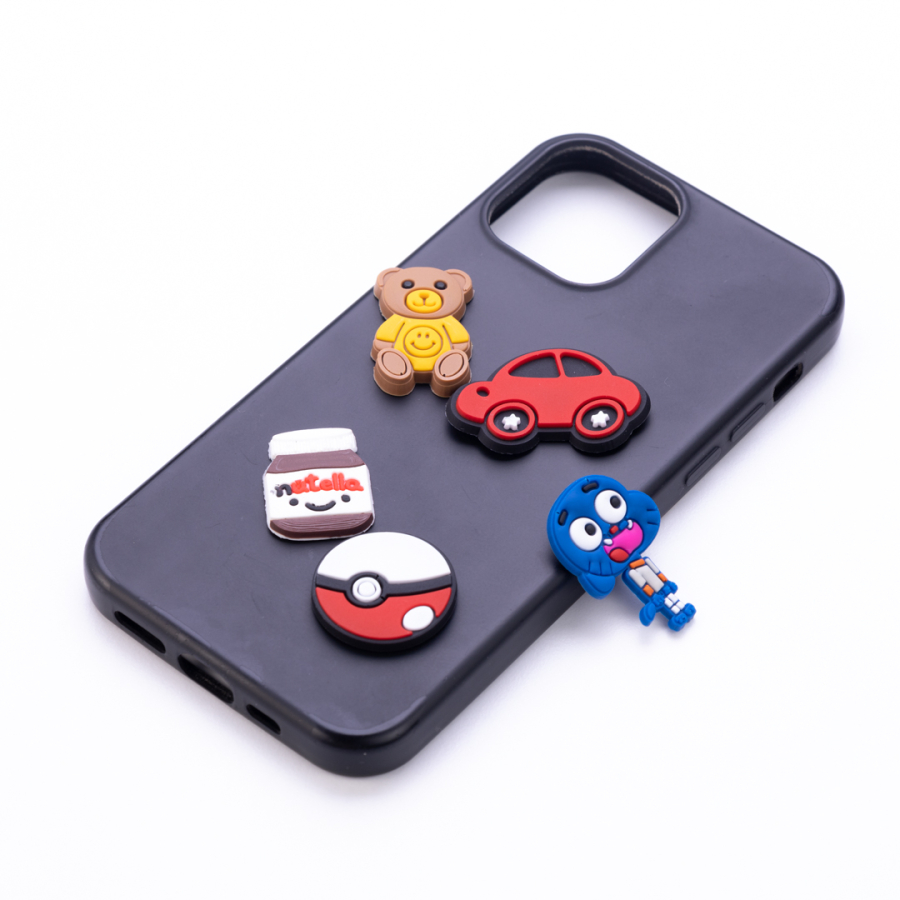 Adhesive phone case back decoration, nutella - 1