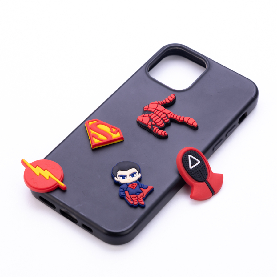 Adhesive phone case back ornament, spiderman - 1