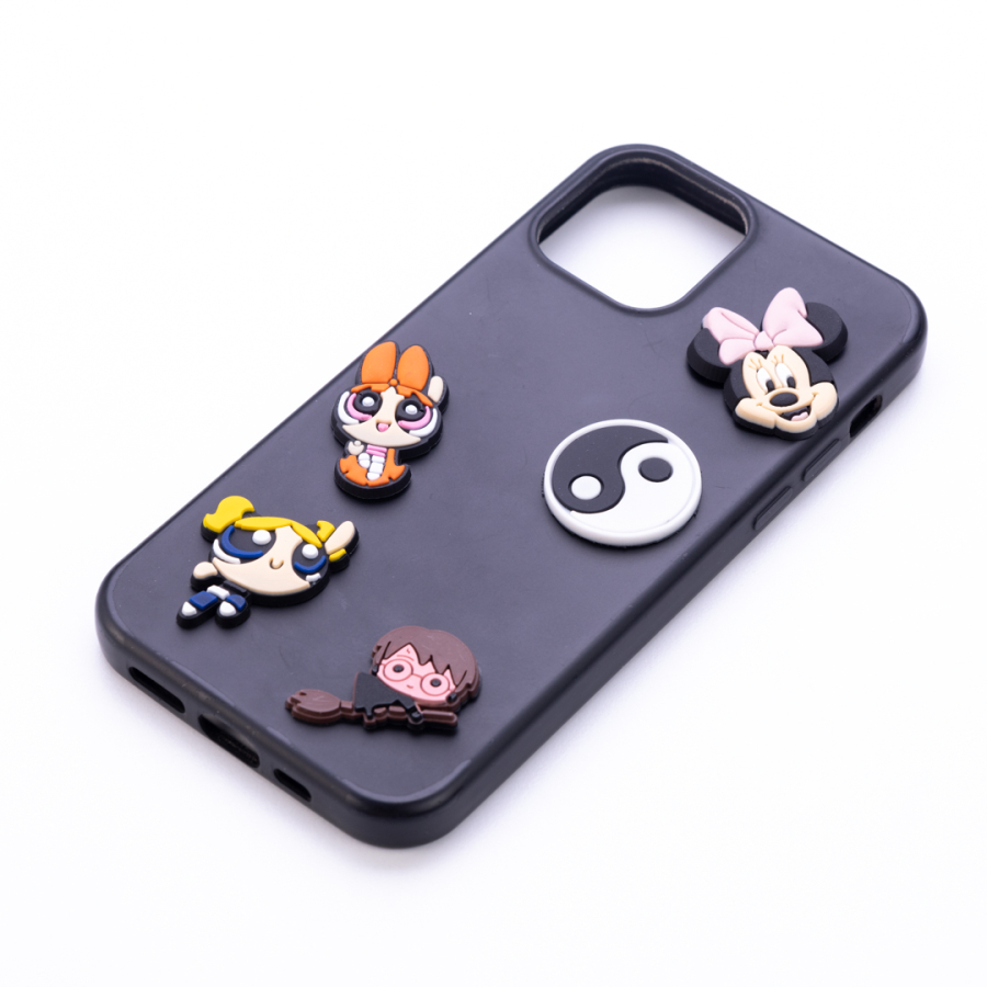 Adhesive phone case back decoration, ying yang - 1