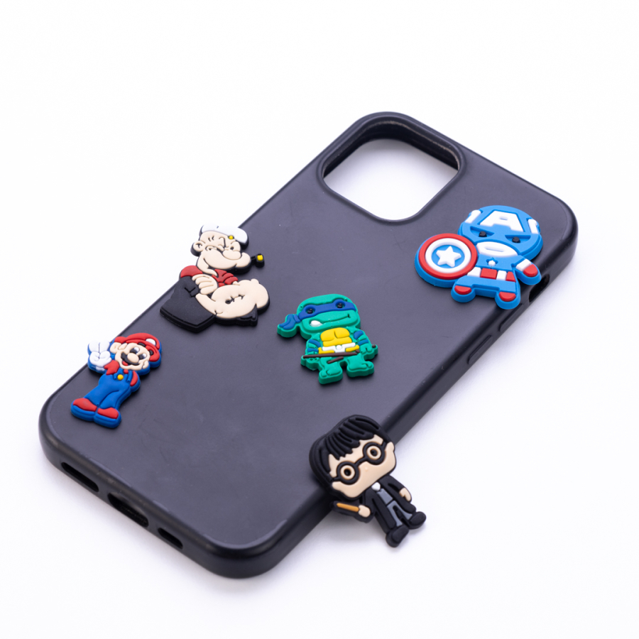 Adhesive phone case back ornament, superheroes - 1