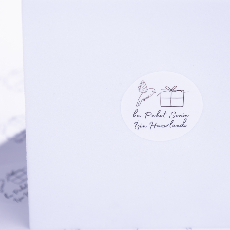 This package is prepared for you written sticker set, 35 pieces - Bimotif