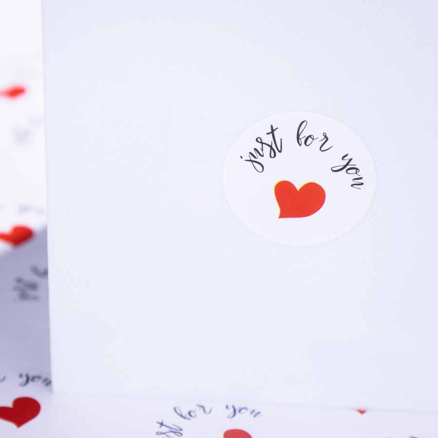 Just for you written sticker set, 35 pieces - 1