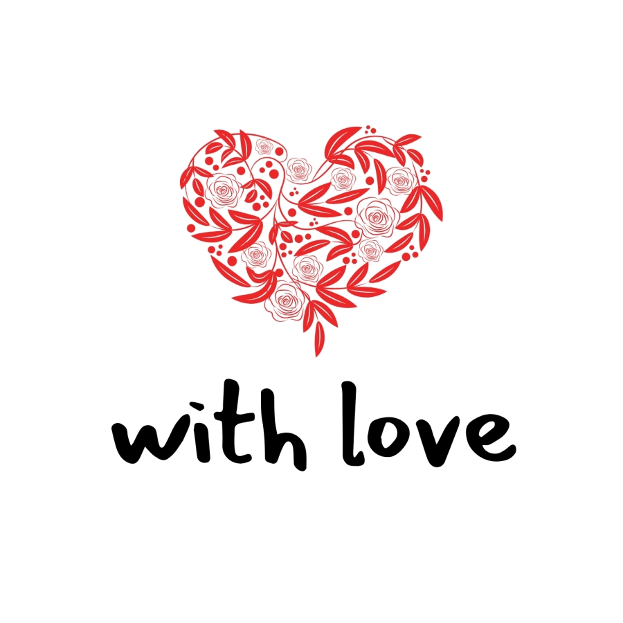 With love sticker set, 700 pieces - 2