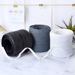 Paper raffia, gothic / Dark Gray (10 metres) - Bimotif