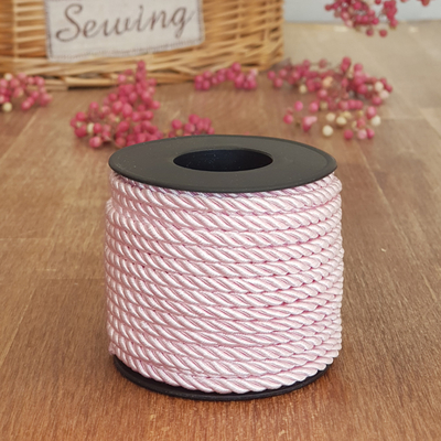 Light pink cord, 4 mm / 15 metres - 1