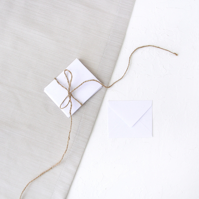 Small envelope, 7x9 cm / 100 pcs (White) - 1