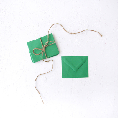 Small envelope, 7x9 cm / 100 pcs (Dark Green) - 1