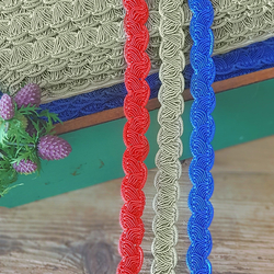 Decorative Sutstone ribbon / Roll (25 metres) - Khaki - 3