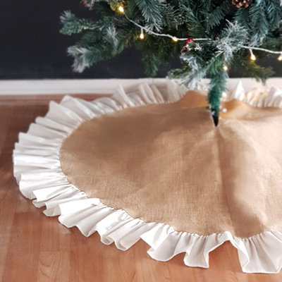 Christmas pine tree cover, natural / 90 cm - 1