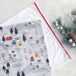 Christmas pillowcase set, snowman, 50x70 cm / grey - 2