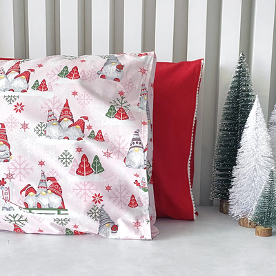 Christmas pillowcase set, 50x70 cm / pink - 1