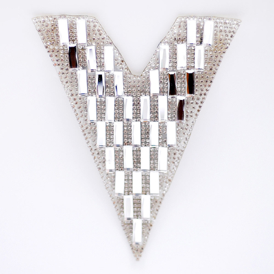 Crystal Rhinestone Crown Patches, epaulettes - 1 - 1