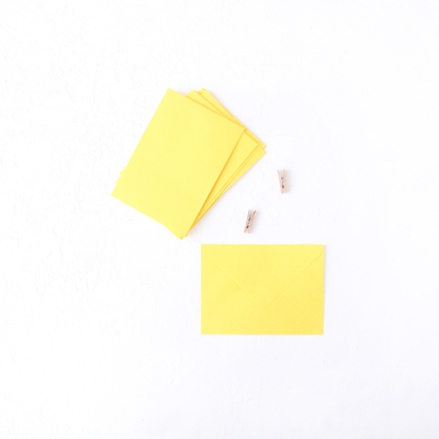 Yellow standard envelope, 13x18 cm / 100 pcs - 1