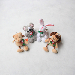 Cute plush keychain, mouse - 2