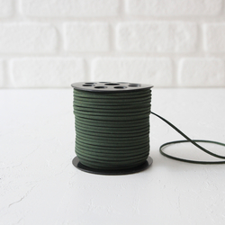 Green suede rope, 3 mm / 5 metres - 2