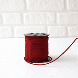 Red suede rope, 3 mm / 5 metres - 2