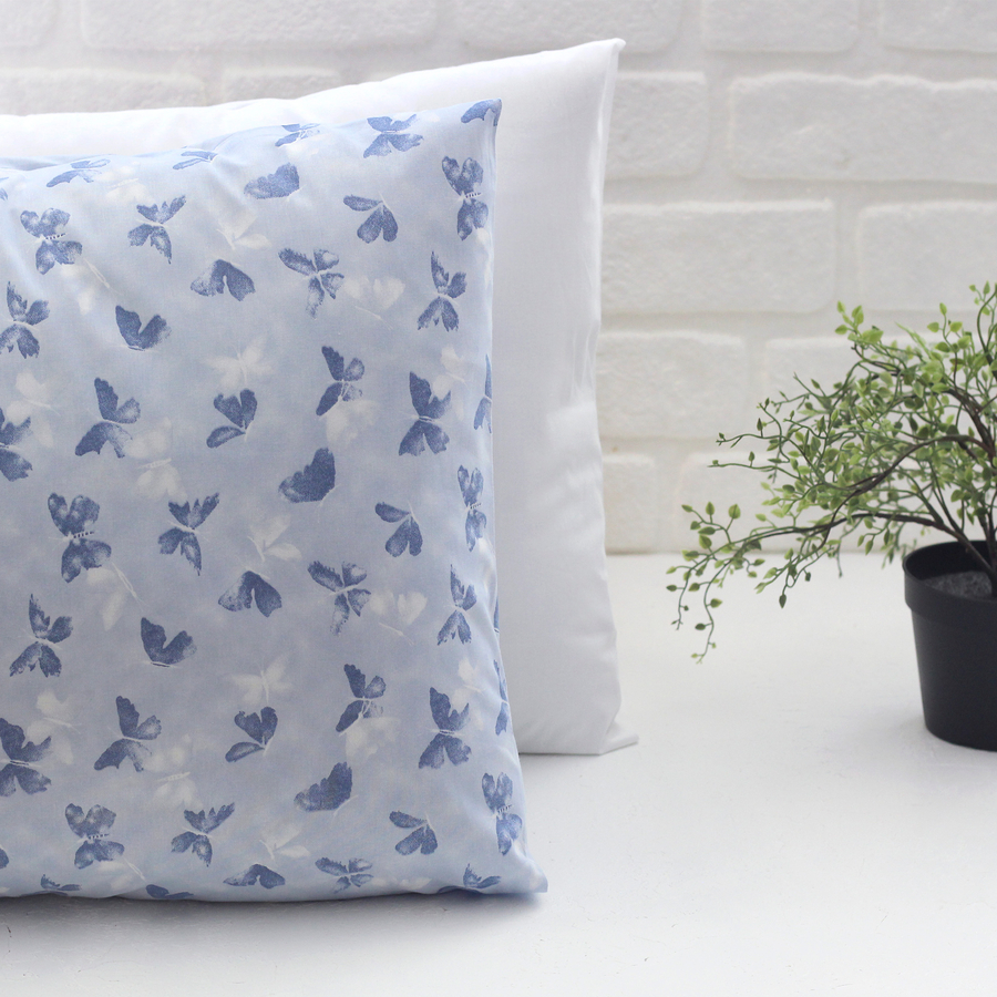 Butterfly patterned pillowcase set, 50x70 cm / blue - 1