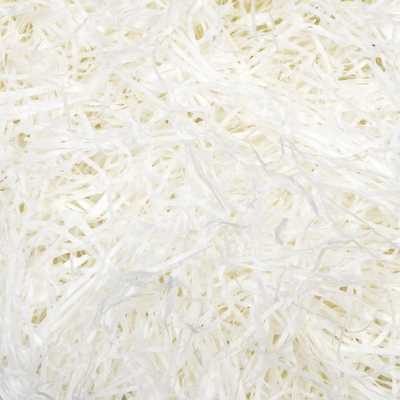 Shredded paper, white / 1 kg. - 1