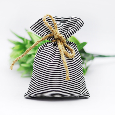 Black striped pouch, 10x15 cm / 10 pcs - 1