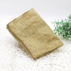 Jute pouch, flat, 10x15 cm / 10 pcs - 3