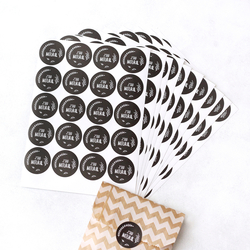 Sticker, 100% natural, 3.2 cm / 10 sheets - 2