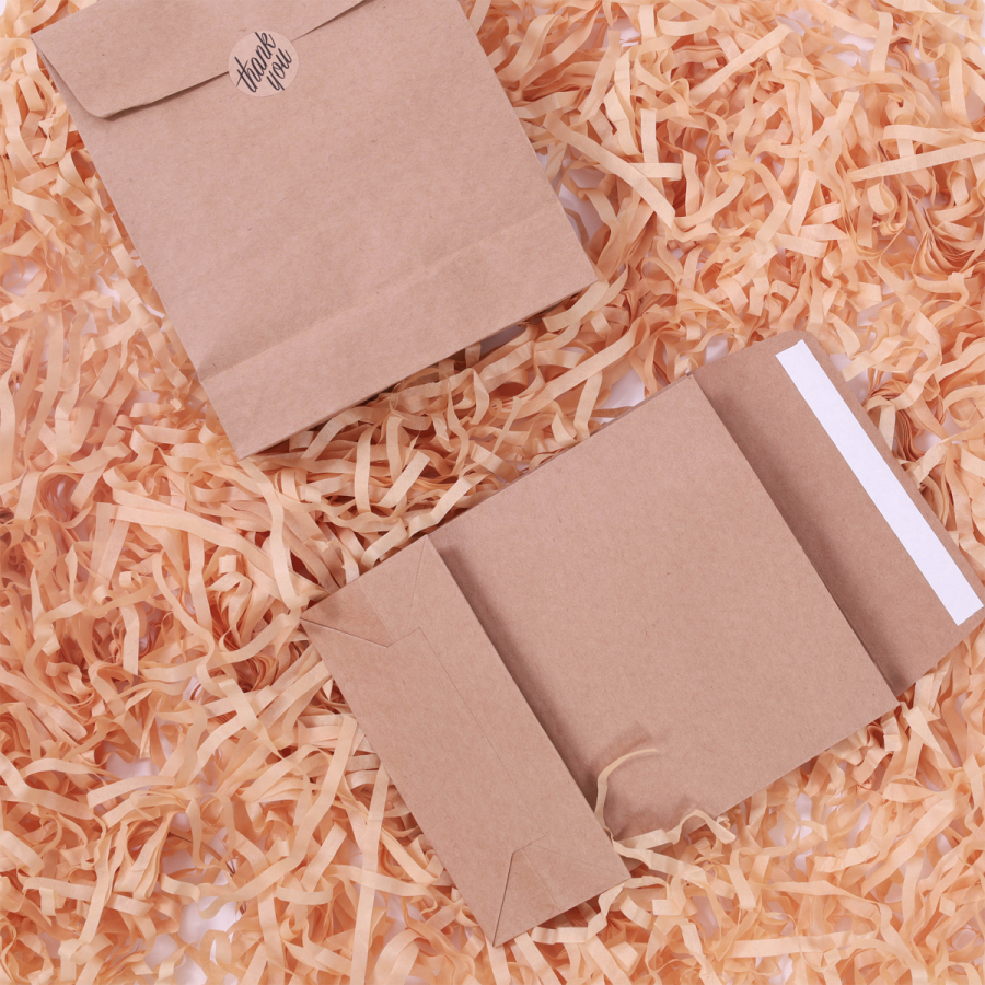 Kraft gift wrap / 18x22x8 cm (10 pcs) - 2