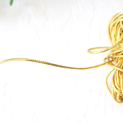 Decorative Glittered monofil rope / 10 metres (Gold) - 2