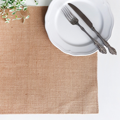 Jute placemat, flat, 35x45 cm / 2 pcs - 2