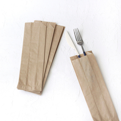 Kraft paper bag / 8x27 (10 pcs) - Bimotif