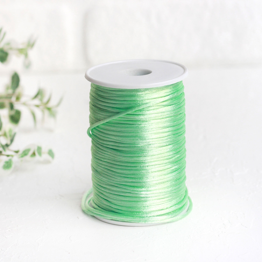 Mint flush rope (rat tail), 2 mm / Roll - 1