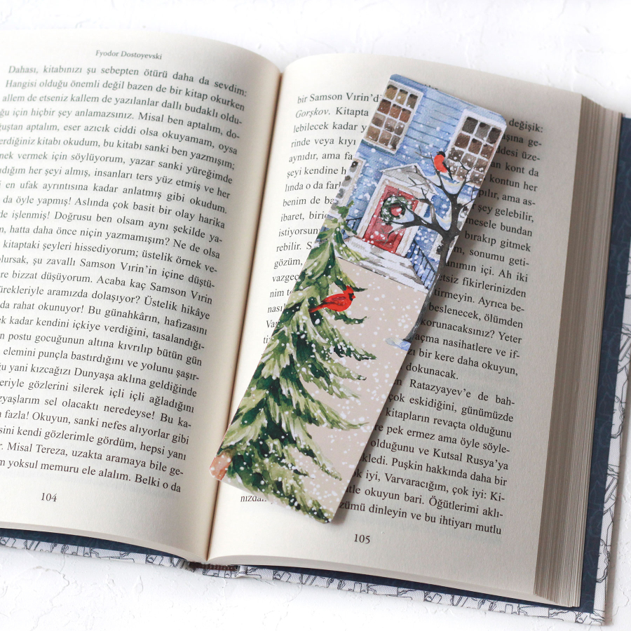 Christmas bookends, garden / 2 pcs - 2