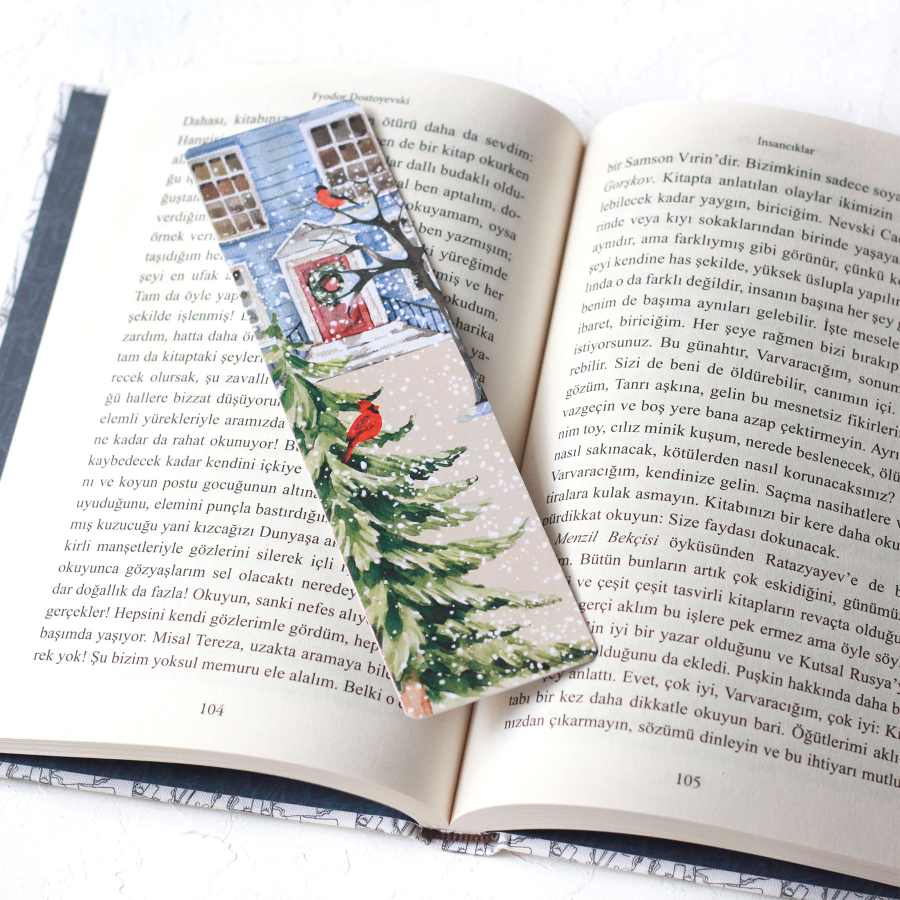 Christmas bookmark set / 4 pcs - 5