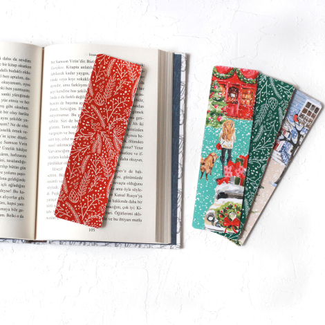 Christmas bookmark set / 4 pcs - 2