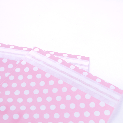 Pink and white polka dot gift pack, 20x20 cm / 5 pcs - Bimotif (1)