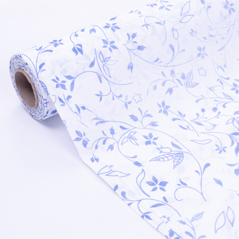 Disposable Tablecloth, Flower Patterned, 100x150 cm / 5 pcs - 2