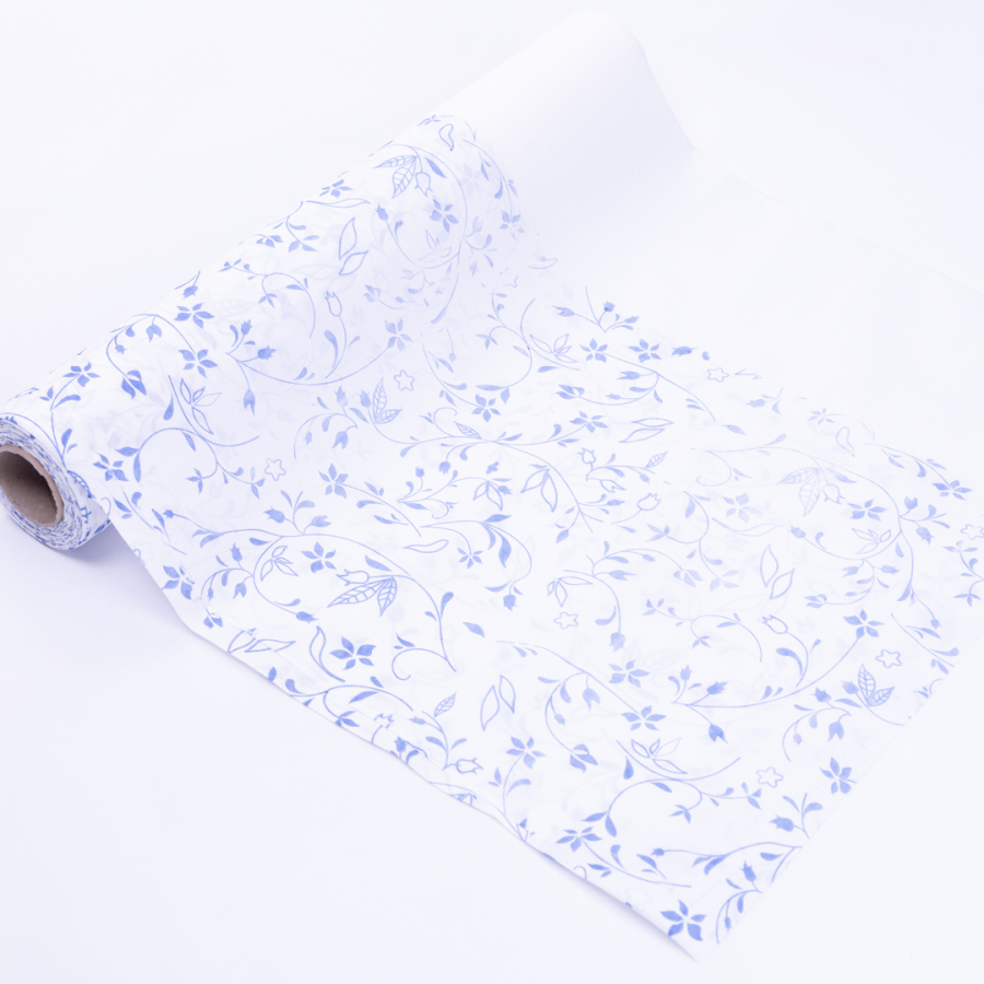 Disposable Tablecloth, Flower Patterned, 100x150 cm / 5 pcs - 3