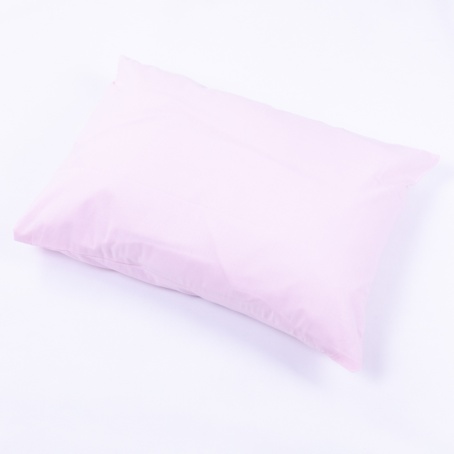 Organic cotton baby pillowcase, 35x45 cm / Pink - 1