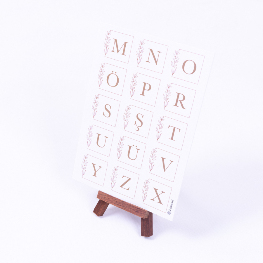 Wedding Alphabet Letter Set, 3.5 cm - 2