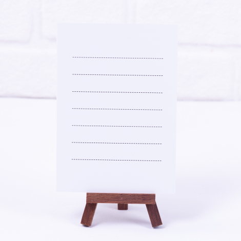 Diagonal dashes note card, 12 x 17 cm / 2 pcs - 2