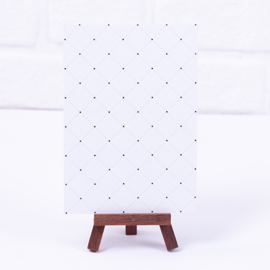 Geometric dots note card, 12 x 17 cm / 2 pcs - 1