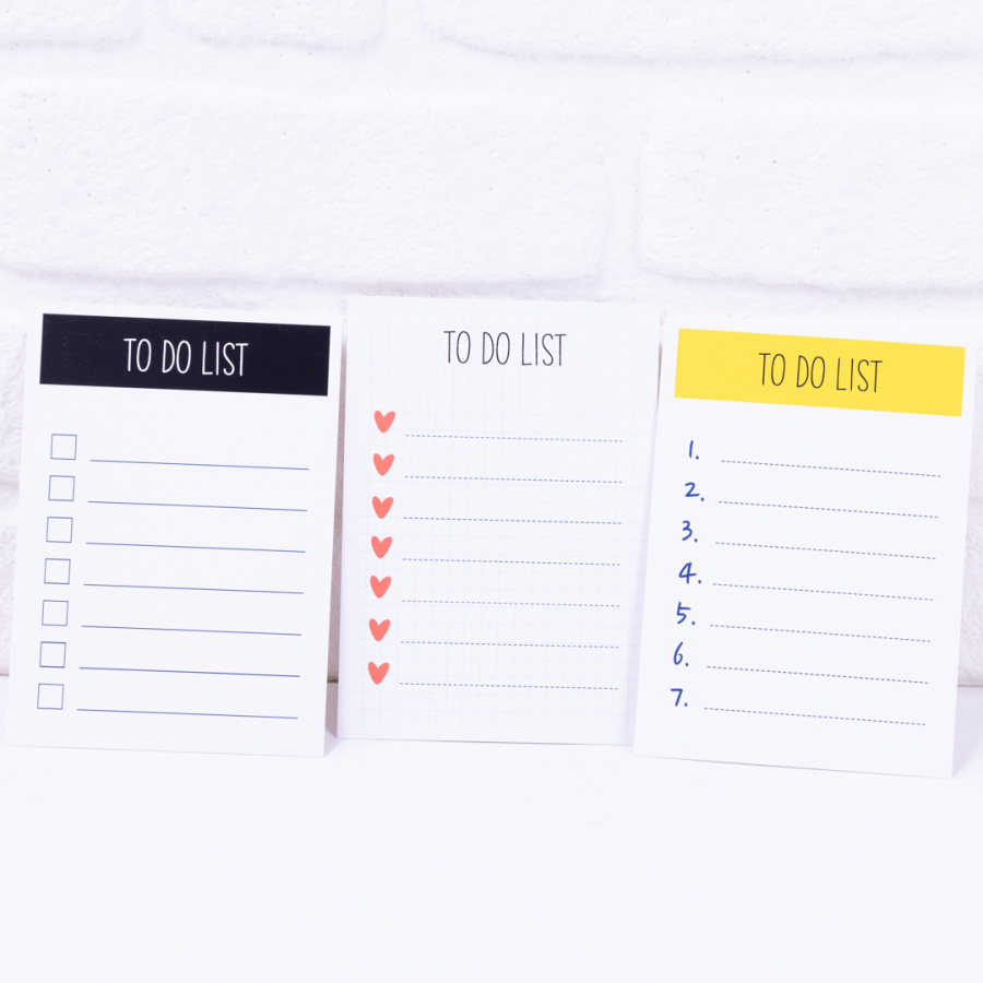 To do list, note card set, 12 x 17 cm / 1 piece - 1