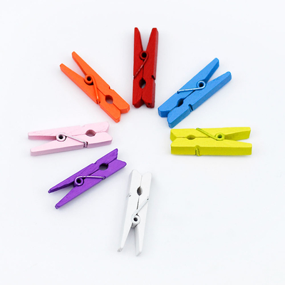 White clothespin, 3.5 cm / 10 pcs - 2