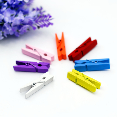 White clothespin, 3.5 cm / 10 pcs - 1