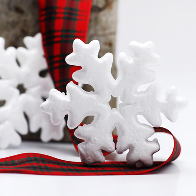 Foam snowflake, 9.5 cm / 1 piece - 1