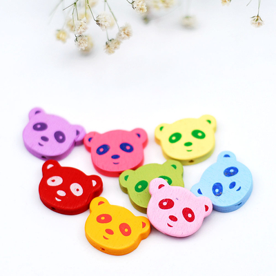 Wooden apere panda, 12 pcs - 1