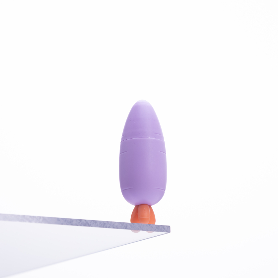 Carrot shaped highlighter, Purple / 1 piece - 1