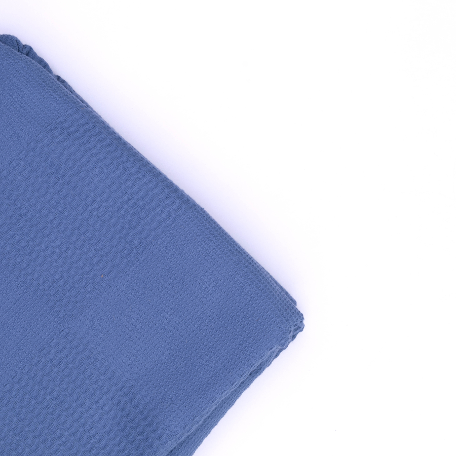 Single pique blanket, 170x240 cm / Blue - 1